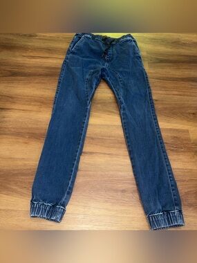 Zanerobe Jogger Jeans Men's 29 Dark  Blue Stretch Denim Pull on Pants Drawstring
